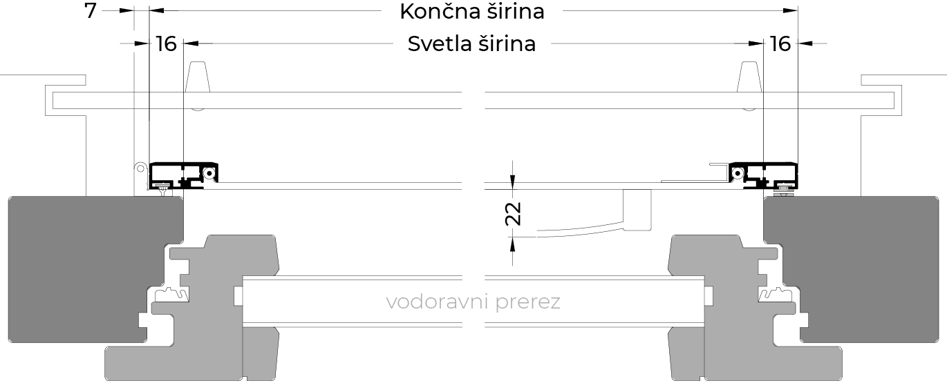 Tehnički prikaz krilnog komarnika